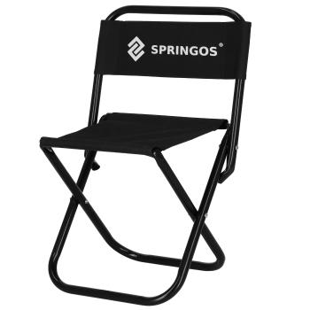 SPRINGOS Turistická kempingová stolička skladacia