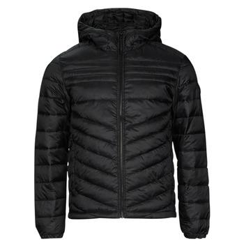 Jack & Jones  Bundy JJEHERO PUFFER HOOD  Čierna