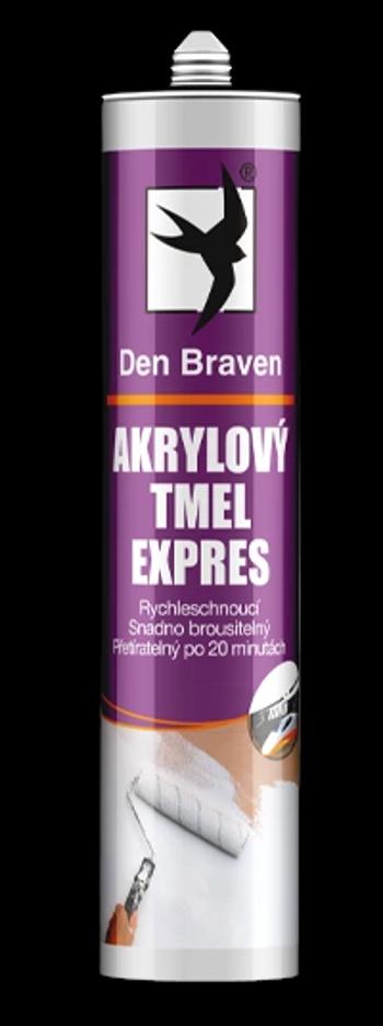 DEN BRAVEN - Ľahký akrylový tmel EXPRES biela 310 ml