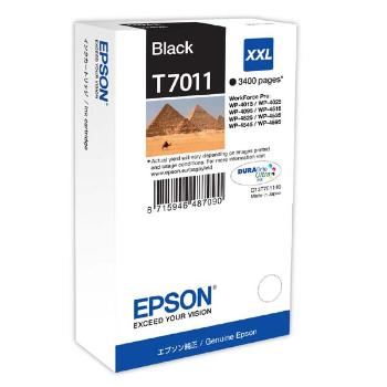 EPSON T7011 (C13T70114010) - originálna cartridge, čierna, 63,2ml