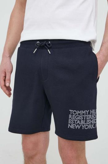 Šortky Tommy Hilfiger pánske, tmavomodrá farba