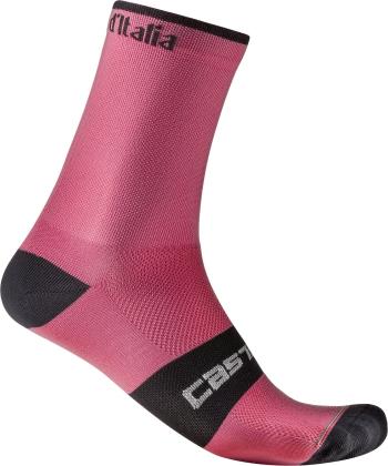 Castelli Giro107 18 Sock Rosa Giro 2XL Cyklo ponožky