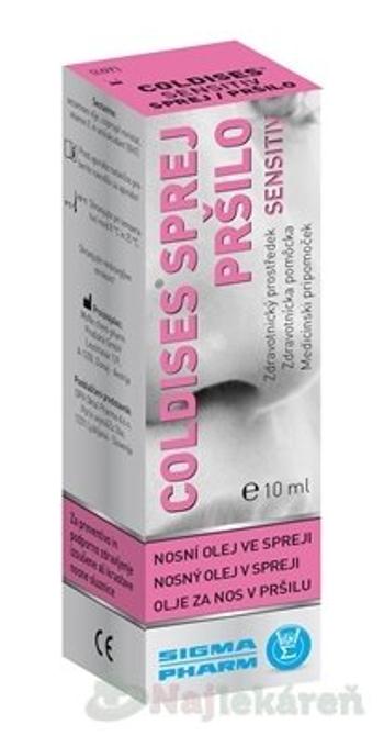 Coldises Sensitive nosový olej v spreji, 10 ml