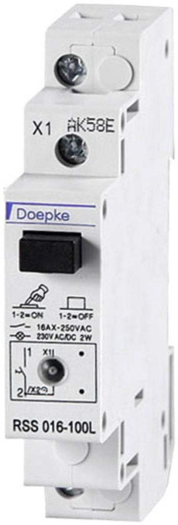 vypínač s LED    1-pólový  16 A  230 V  Doepke 09981075