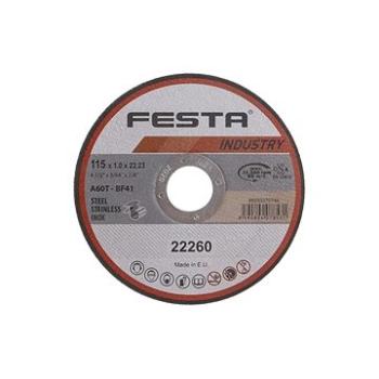 Kotouč řezný kov O 115 x 1 mm, FESTA INDUSTRY (22260)