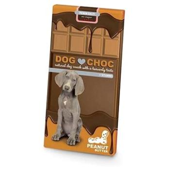 DUVO+ Dog Choc Peanutbutter čokoláda bez cukru s arašidovým maslom 100 g (5414365354718)