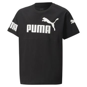 Puma  Tričká s krátkym rukávom PUMA POWER  Čierna