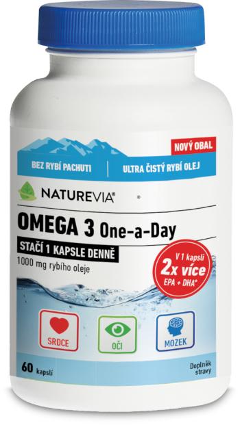 NatureVia Omega 3 One-a-Day 1000 mg 60 kapsúl