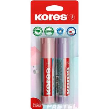 KORES Lepiaca tyčinka Pastel 2× 20 g (9023800128270)