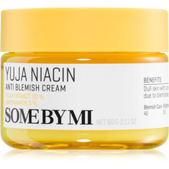 Some By Mi Yuja Niacin Anti Blemish hydratačný a rozjasňujúci pleťový krém pre pleť s hyperpigmentáciou 60 g