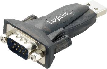 LogiLink USB 2.0, sériový adaptér [1x D-SUB zástrčka 9-pólová - 1x USB 2.0 zástrčka A] AU0002E