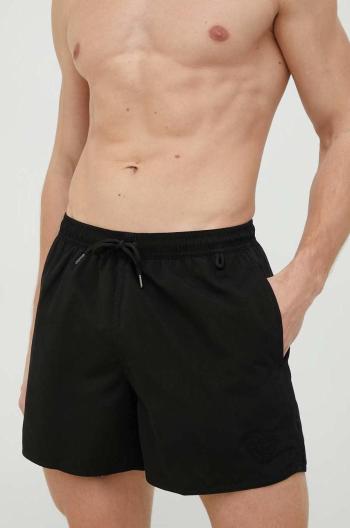 Plavkové šortky Emporio Armani Underwear čierna farba