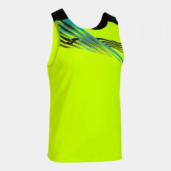 ELITE X SLEEVELESS SHIRT FLUOR YELLOW BLACK S