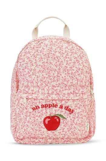 Detský ruksak Konges Sløjd ružová farba, veľký, vzorovaný