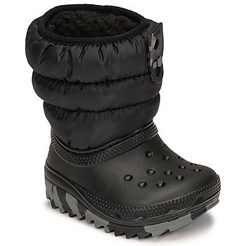 Crocs  Obuv do snehu Classic Neo Puff Boot T  Čierna