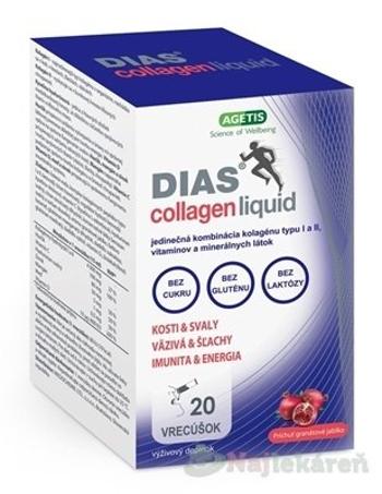 DIAS collagen liquid gél vo vrecúškach 20 ks