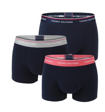 TOMMY HILFIGER - boxerky 3PACK premium essentials color deep with red carmine waist-M (77-88 cm)