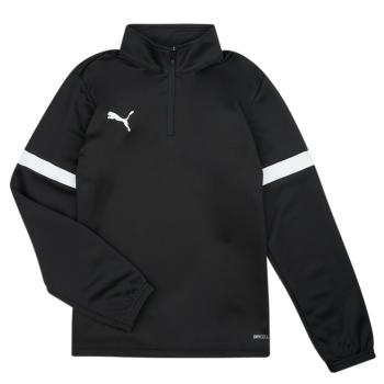 Puma  INDIVIDUAL RISE 1/4 ZIP  Tričká s dlhým rukávom Čierna