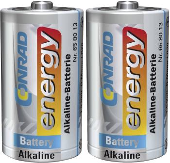 Conrad energy LR20 batéria typu D alkalicko-mangánová  1.5 V 2 ks