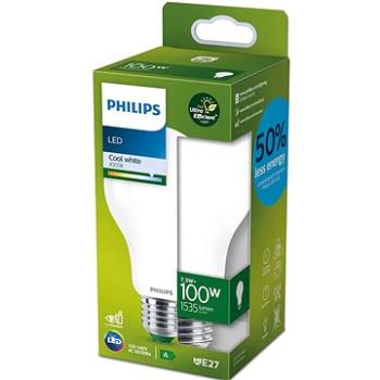 Philips LED 7,3 – 100 W, E27, 4000 K, mliečna, A (929003480301)