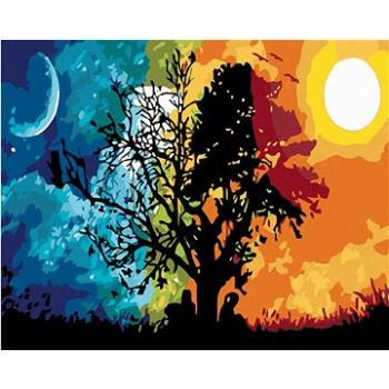 Maľovanie podľa čísel – Strom noc a deň (HRAmal00949nad)