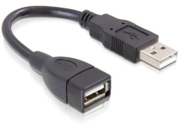 Delock USB 2.0 kábel, predlžujúci AA samec/samica 13 cm