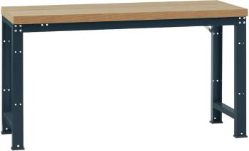 Manuflex WP3016.7016 Základný pracovný stôl PROFI štandard s plechovým poťahom, ŠxHxH = 1500 x 700 x 840 mm
