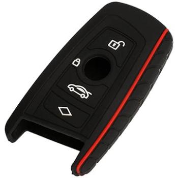 M-Style Silikónový obal na kľúčik BMW F10 F20 F30 Z4 X1 X3 X4 M1 M2 M3 1 2 3 5 7 4 červeno-čierny (4324-MS-048182)
