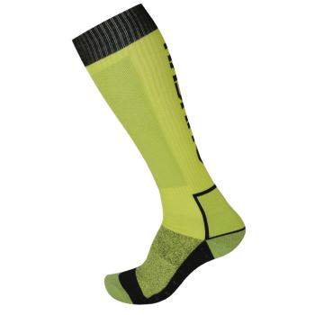 Ponožky Husky Snow Wool zelená / čierna L (41-44)