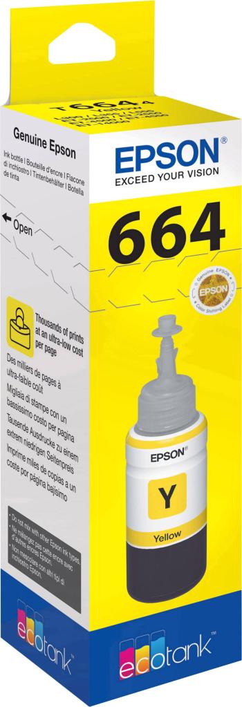 Epson Ink refill T6644 originál  žltá C13T66444010