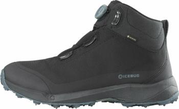 Icebug Pánske outdoorové topánky Stavre Mens BUGrip GTX Black/Petroleum 42