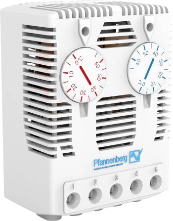 Pfannenberg skriňový rozvádzač-termostat FLZ 541 THERMOSTAT Ö/S 0..60°C 240 V/AC 1 rozpínací, 1 spínací (d x š x v) 38 x