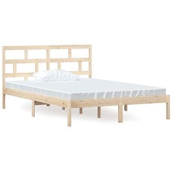 Rám postele masívna borovica 140 × 200 cm, 3101218