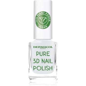 Dermacol Pure 3D lak na nechty odtieň 02 Absolute White 11 ml