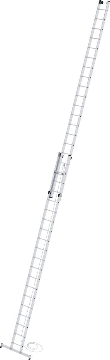 MUNK Günzburger Steigtechnik  21320 hliník výsuvný hliníkový rebrík s lanom Montáž pomocou nástrojov Max.prac. výška: 11