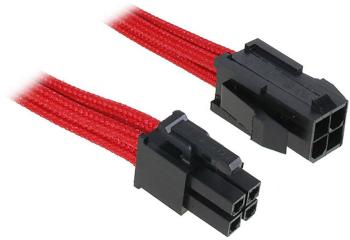 Bitfenix napájací predlžovací kábel [1x ATX napájací zástrčka 4-pólová - 1x ATX napájací zásuvka 4-pólová] 45.00 cm červ