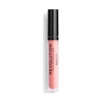 Makeup Revolution  Matte Lip Gloss  Lesky na pery Ružová