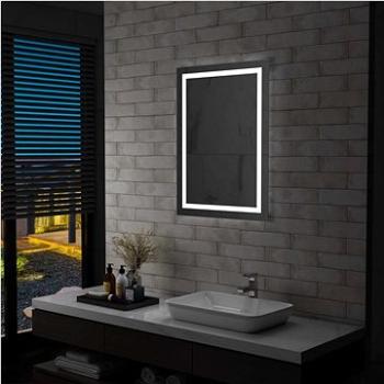 Kúpeľňové zrkadlo s LED svetlami a dotykovým senzorom 60 × 80 cm (144730)