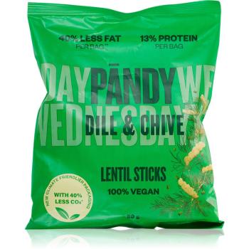 Pändy Lentil Sticks šošovicové chrumky príchuť Dill & Chive 50 g