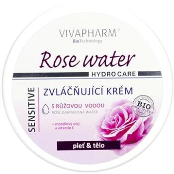 VIVACO Vivapharm Rose Water Zvláčňujúci krém s ružovou vodou 200 ml (8595635216343)