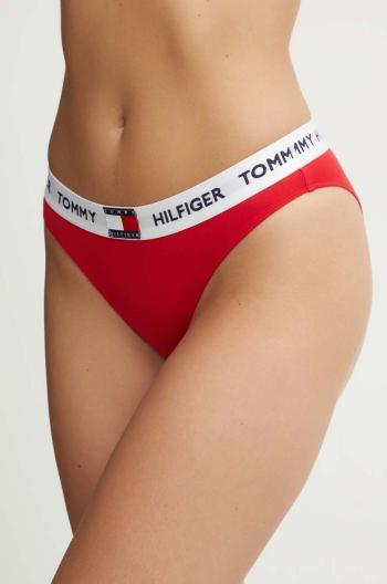 Nohavičky Tommy Hilfiger červená farba, UW0UW05617