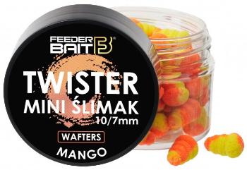 Feederbait twister mini šlimak wafters 11x8 mm 25 ml - mango