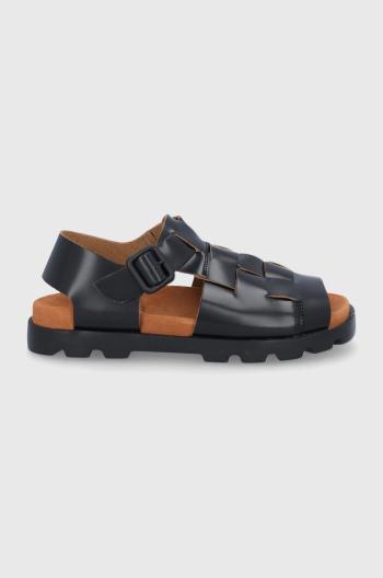 Kožené sandále Camper Brutus Sandal pánske, čierna farba