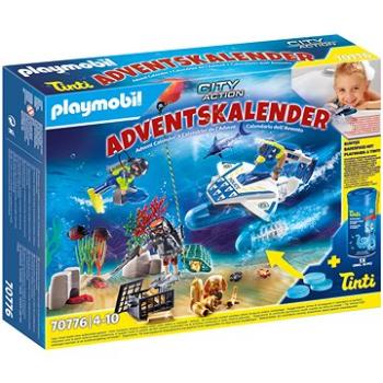 Playmobil Adventný kalendár „Zábava vo vode – Nasadenie policajných potápačov (4008789707765)