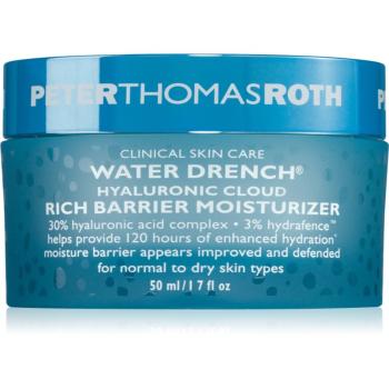 Peter Thomas Roth Water Drench Hyaluronic Cloud Rich Barrier Moisturizer bohatý hydratačný krém pre obnovu kožnej bariéry 50 ml