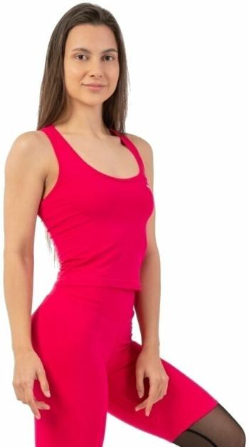 Nebbia Sporty Slim-Fit Crop Tank Top Pink S Fitness tričko