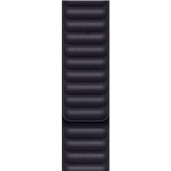 Apple Watch 45 mm atramentovo fialový kožený ťah – S/M (MP873ZM/A)