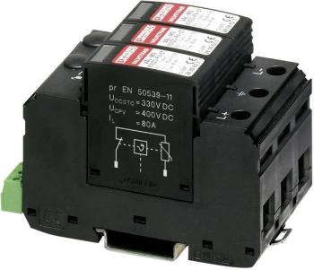 Phoenix Contact 2800641 VAL-MS 600DC-PV/2+V-FM zvodič pre prepäťovú ochranu  Přepětová ochrana pre: fotovoltaické zariad