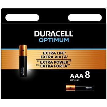 DURACELL Optimum alkalická batéria mikrotužková AAA 8 ks (42393)