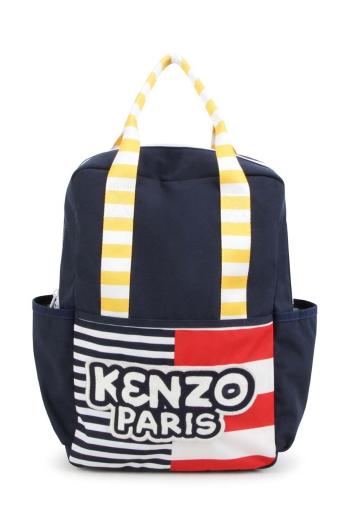 Detský ruksak Kenzo Kids čierna farba, veľký, vzorovaný, K60026